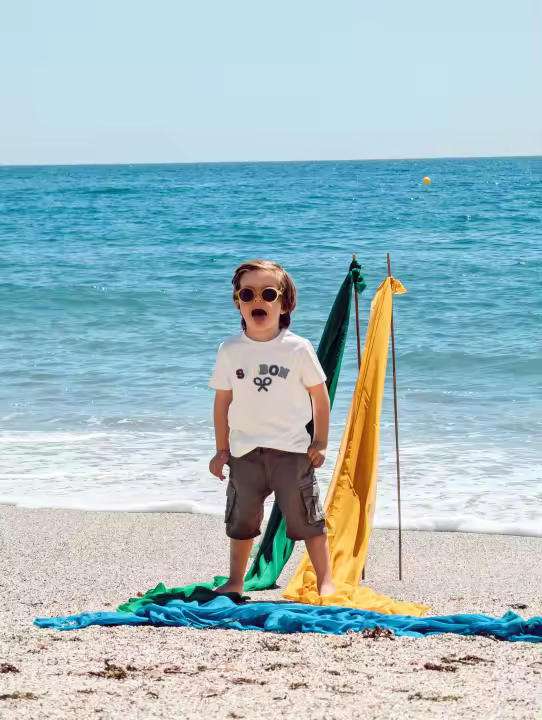 Silbon - Camiseta kids raqueta media multicolor - 1