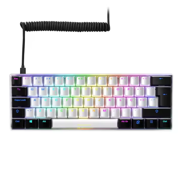 TECLADO GAMING SHARKOON SKILLER SGK50 S4 KAILH RED ES BLANCO - 1
