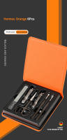 Set De Manicura 6 Piezas Herramientas De Cuidado De Uñas Y Pies Acero Inoxidable Afilado Cortador De Cutículas Y Eliminador De Callos Kit De Aseo Personal - details 0