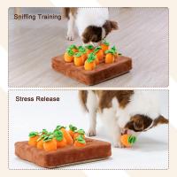 Juguete Interactivo Para Perros En Forma De Zanahoria Anti Deslizante Juego De Buscar Y Esconder Alivio Del Estrés Masticable - details 2