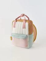 Nueva Mochila Ligera Para Niñas Con Decoración De Girasol Colgante Y Estampado De Disney Material Nylon Cierre De Cremallera Estilo Casual - details 2