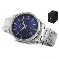 Reloj Casio analogico MTP-1303D-2a dial blanco correa de acero inoxidable 47 mm x 40 mm - details 0