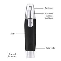 Afeitadora Eléctrica Para Nariz Y Orejas 1pc Trimmer De Cabello Facil De Limpieza Para Hombres Y Mujeres Herramienta De Afeitado - details 5
