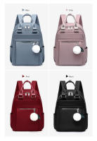 Mochila Oxford de viaje impermeable para mujer, bolso escolar conciso informal, de alta calidad, a la moda - details 5
