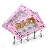 5pcs/Pack Soporte Magnético Para Uñas De Ajedrez En Oro Plata Y Rosa Oro Estante De Exhibición Para Gel Polvo Herramientas De Práctica - details 1