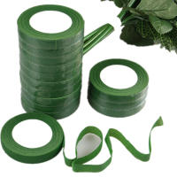 Cinta De Flores Artificiales 12MM Floral Stem 30 Yardas Para Corsages Y Botones De Florista Tapa De Estambul De Nylon Suministros De Flores - details 2