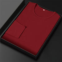 Camiseta De Algodón Para Hombre 2024 Con Cuello Redondo Y Mangas Largas Para El Verano Cómoda Y Transpirable Estilo Casual - details 7