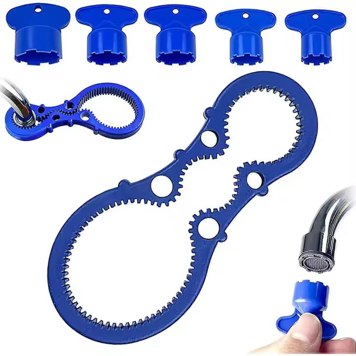 6 Unid grifo aireador llave Herramientas, m16.5 m18.5 m21.5 m22.5 M24 (azul: ABS) - 1