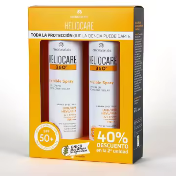 Heliocare 50+ 360º Solar Duplo Spray Invisible 2X200Ml - Cantabria Labs - 1