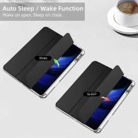Funda Protectora Transparente Para Xiaomi Pad 7 pro 11.2 Pulgadas Mi Pad 6 5 pro 11 Pulgadas Redmi Poco Pad pro 12.1 Con Porta Bolígrafo Soporte De Despierto/Sueño - details 0