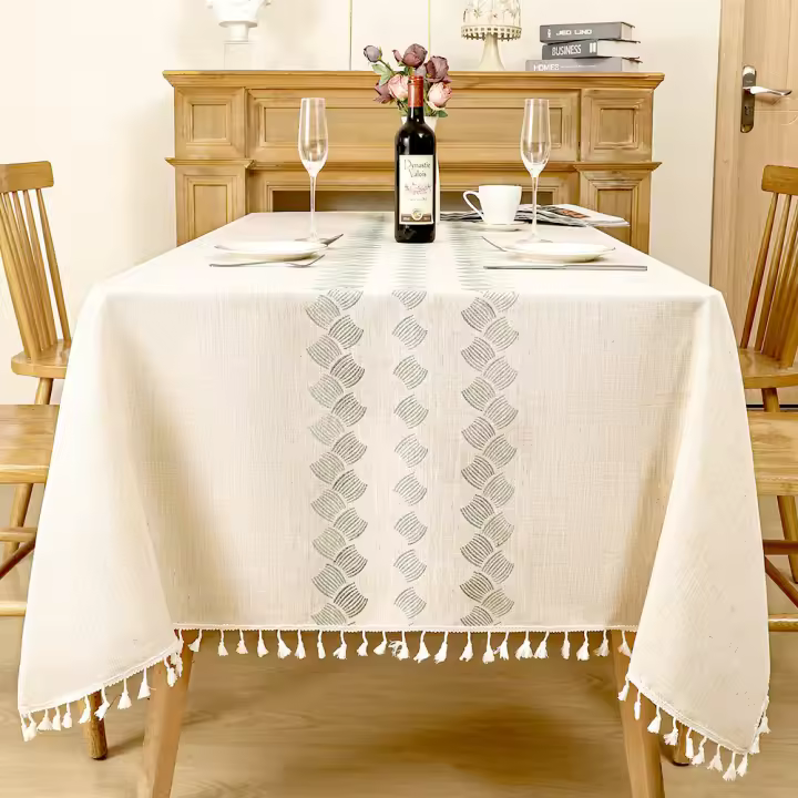 Manteles PVC Plastic, Manteles Antimanjas, Perfecto para todas las ocasiones Especiales, se puede utilizar en Cocina, Salón, Jardín, banquete, picnic - 1
