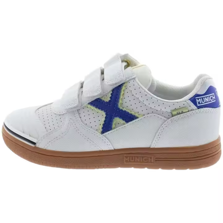Zapatillas marca Munich modelo 1518345 para kids en color blanco - 1