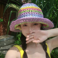 Sombrero De Paja Plegable Para Mujer Protección UV Sombrero De Playa Y Viaje Al Aire Libre Sombrero De Pescador Con Alas Anchas Estilo Panama Gorra De Baño - details 12