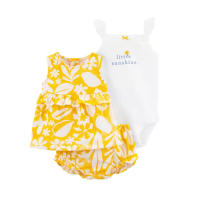 Nueva ropa de verano para niñas, pantalones cortos de manga corta, camisetas, trajes de tres piezas. - details 25