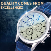 Reloj De Lujo De Cuarzo Con Dial De Acero Inoxidable Reloj Casual De Pulsera Material De Correa De Cuero Estilo Fashion & Casual - details 35