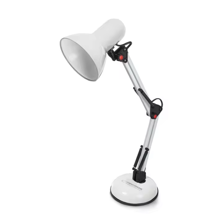 Lámpara de escritorio Esperanza ELD112W Blanco Negro Plástico 12 W - 1