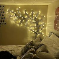 1PC Luz De Ramas De Árbol Con 96 LEDs Para Decoración De Escritorio Pared Fiesta Hogar USB Iluminación Nocturna Con 8 Modos DIY Vine Light - details 7