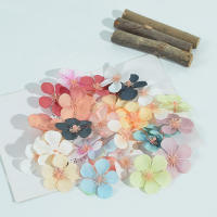 50Pcs Pétalos De Cerezo Artificiales De Seda Para Decoración De Casamiento Fiesta Hogar DIY Scrapbook Tarjeta Artesanía - details 1