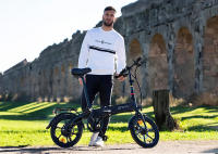 DYU A1F Pro Bicicleta Eléctrica Plegable, Motor de 250W, Batería de 36V 7.5Ah, Neumáticos de 16*1.75 pulgadas, Velocidad Máxima de 25km/h, Rango Máximo de 40km, Frenos de Disco Delanteros y Traseros, Pendiente Máxima de 15, Resistente al Agua IP54 - details 0
