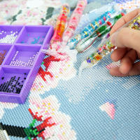 Kit De Herramientas Para Pintura De Diamantes Momoart Con Pluma De Resina Y Cabezas De Reemplazo Herramientas Para Mosaico DIY Accesorios De Manualidades - details 2