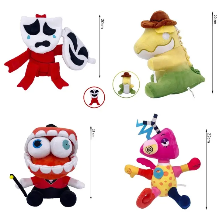 Muñeco De Peluche Gummigoo Circo Digital 2 Juguete Para Niños Jackson Pomny Clown Caine Jax Zooble Regalos De Navidad - 1