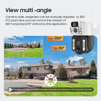 Cámara Solar WiFi/4G IP CCTV De Vigilancia Exterior Con Monitor De Batería Detección Humana Y PIR Protección De Seguridad Para El Hogar - details 5