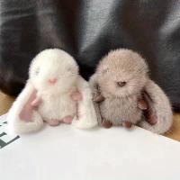 Juguete De Peluche Conejo Bunny Accesorio De Llavero De Peluche Suave Y Suave Regalo Para Mujeres Niñas Y Niños - details 4