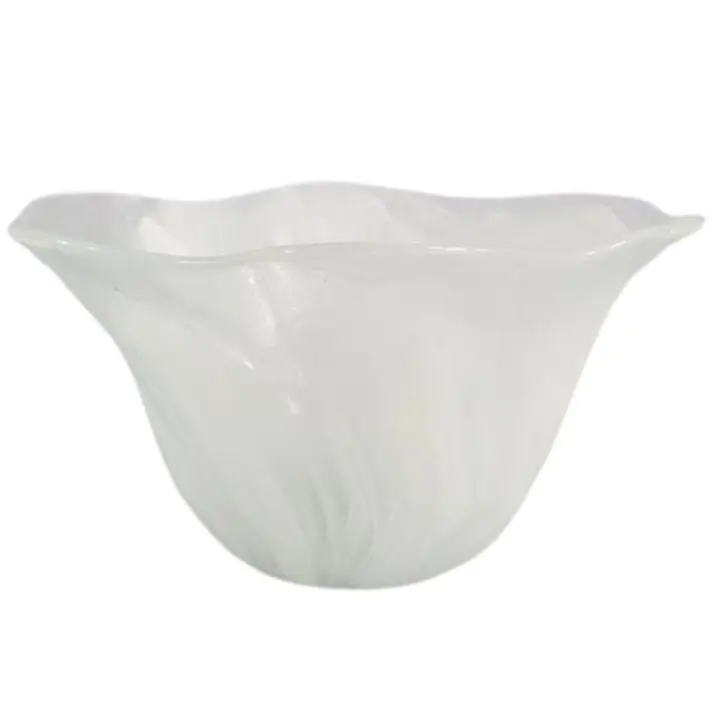 Genérico NO MARCA Tulipa de Cristal ARIES Alabastro Blanco 8x16cm Apertura 3cm - Pantallas para Lámparas - 1