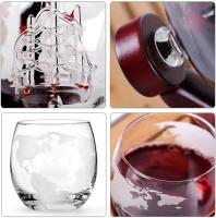 Juego de decantador de whisky (850 ml) Set De Regno de whiskey para helbres-Accesorios para bar en el hogar - details 4