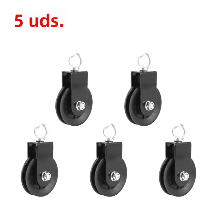1-5PCS Pulley De Elevación De Fitness Entrenamiento De Resistencia Acero Silencioso Con Alta Capacidad De Soporte Para Gimnasio Doméstico Ejercitación De Músculos Traseros - 1