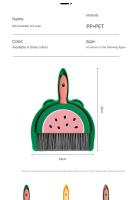 Juego De Escoba Y Escobilla Para Niños Pequeño Broom Para El Hogar Limpieza De Mesa Para Oficina Y Dormitorio Shovel De Basura - details 11