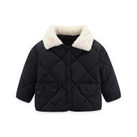 Abrigo De Piel De Conejo Con Redondelos Para Niños Y Niñas Negro Cálido Invierno Abrigo De Algodón Grueso Para Bebés Ropa Casual Externa Para Niños De 1 a 6 Años - details 15
