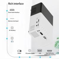 YG300 Proyector Inteligente HD Portátil Para Hogar Y Exteriores Proyección De Móvil 1080 Punto De Venta Unisex Origen China - details 9