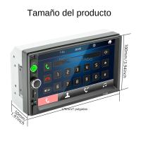 Reproductor Multimedia BT MP5 Para Coche HIPPBQCC 7 Pulgadas Pantalla Táctil HD 2 Din Con Cámara Trasera Y Enlace Espejo FM Aux Universal - details 8