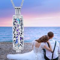 Joyería De Memoria Para Ashes Colgante De Vial Urnita De Cremación De Vida Del Árbol Para Mujeres Y Hombres Enlace De Ancestralidad - details 6