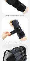 AOLIKES 1PCS Soporte De Muñeca Para Tunnel Carpal Artritis Con Esplintajes Compresión Soporte De Mano Para Tendinitis Esfuerzo - details 9