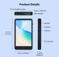 Reproductor De Vídeo Y Música Deelife MP4 Táctil Bluetooth WiFi Android Soporte De Memoria Externa Pantalla 2" - 4" Metal - details 14