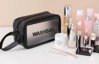 1-4 Uds Bolsas Neceser Transparente para Viaje, 26x15x10cm, Neceser de Viaje para Maquillaje de PVC Portátil Organizador Cosmético con Cremallera, Estuche de Transporte para Mujer, Negocios, Baño - details 3