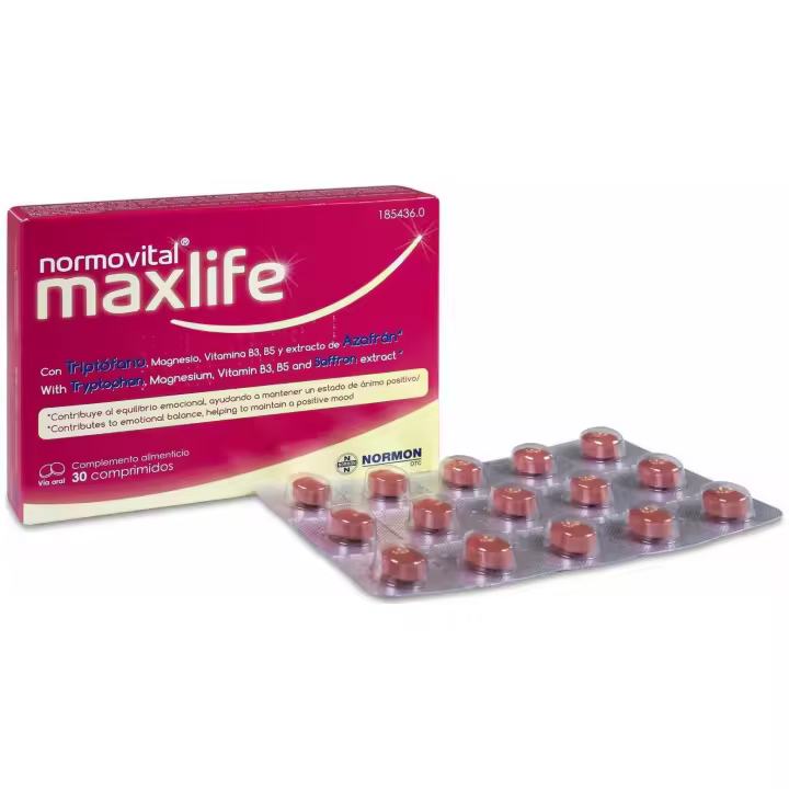 Normovital Maxlife 30 Comprimidos - 1