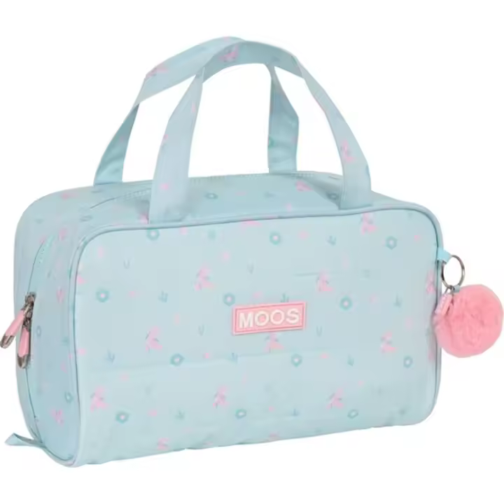 SAFTA - Neceser rectangular Moos "GARDEN" - Neceser Espacioso- Duradero y Elegante- ideal para Accesorios Personales - Neceser Diseño Único y Licencia Oficial by SAFTA - Neceser Material Resistente y Duradero - 1