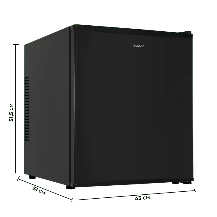 Nevera Mini Bar termoeléctrica Bolero CoolMarket BC SD 47 Black 44 Litros silenciosa con control mecánico y luz LED - 1