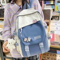 Mochila Grande De Estilo INS Impermeable Y Multifuncional En Nylon Para Escuela Y Viajes Mochila De Escuela Rucksack Para Hombres Y Mujeres - details 8