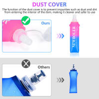 Botella De Agua NEWBOLER 500ml TPU Plástico Plegable Botella Suave De Deporte Para Correr Y Acampar Bolsa Collapsible - details 0