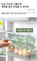 Caja De Almacenamiento Para Huevos Con Plegable Multicapa 30 Compartimentos Para Nevera Y Cocina Material Plástico Estilo Coreano - details 3