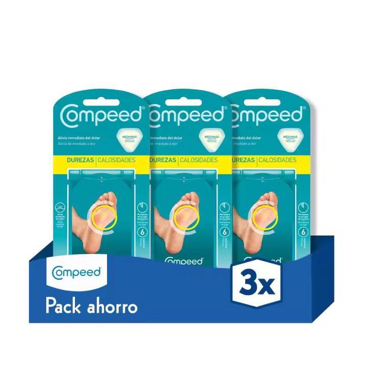 COMPEED Durezas Medianas 6 ud - pack x3 - 1