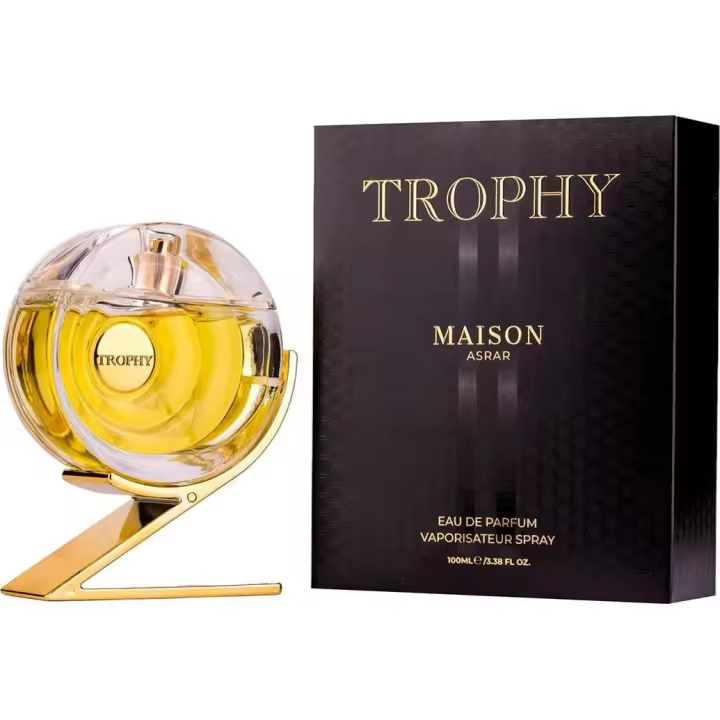Perfume arabe de hombre Trophy Maison Asrar 100ml,Fragancia masculina fresca, duradera, Colonia oriental de hombre NOVEDAD - 1