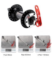 Hub De Liberación Rápida BLOOKE DT100 QR Para Bicicleta De Montaña Y Carretera Con Palancas De Acero Pines De Rueda Delantera 100mm Y Trasera 135mm - details 8