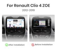 Junsun Android 13 Radio para Renault Clio 4 ZOE 2012-2019 de Coche con Chip Qualcomm de 8 Núcle de Coche con Chip Qualcomm de 8 Núcleos CarPlay Inalámbrico Autorradio Estéreo Pantalla HD Multimedia - details 5