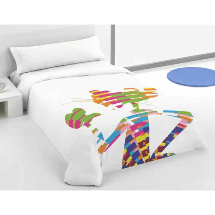 Hosteline - Juego de funda nórdica Hosteline POP Pp Multicolor Cama de 90 2 Piezas - 1
