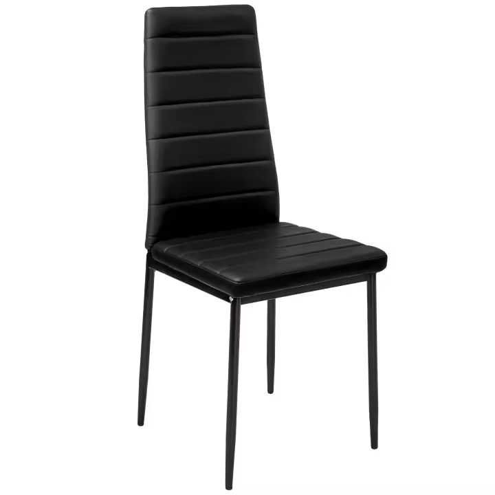 Tectake - Sillas de comedor de polipiel  Diseño moderno y sencillo  Las sillas son ligeras, cómodas y muy confortables  Muy estables - Montaje rápido y fácil - 1